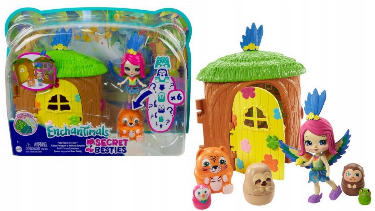 

Enchantimals Leśny domek niespodzianek Peeki Lalka