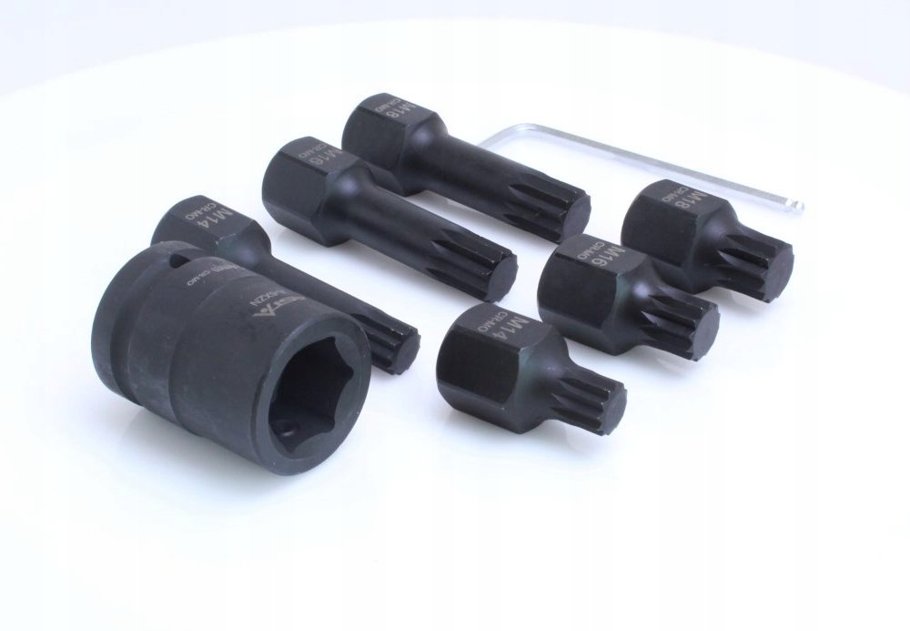 A-6XZN SPLINE XZN IMPACT BITS WITH ASTA ADAPTER