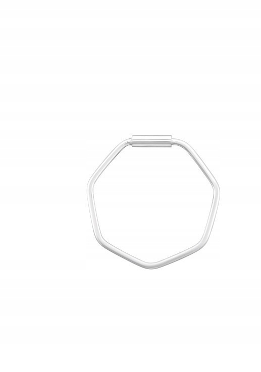 

Kolczyk srebrny Sztuka Kółko geometryczne 1,4 cm