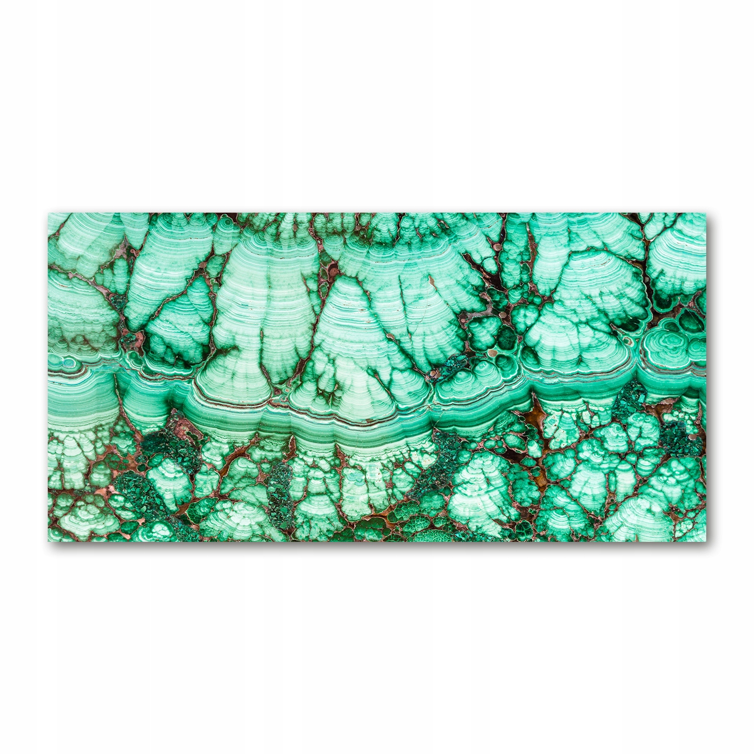 

Foto-obraz akrylowy Malachit tekstura 140x70 cm