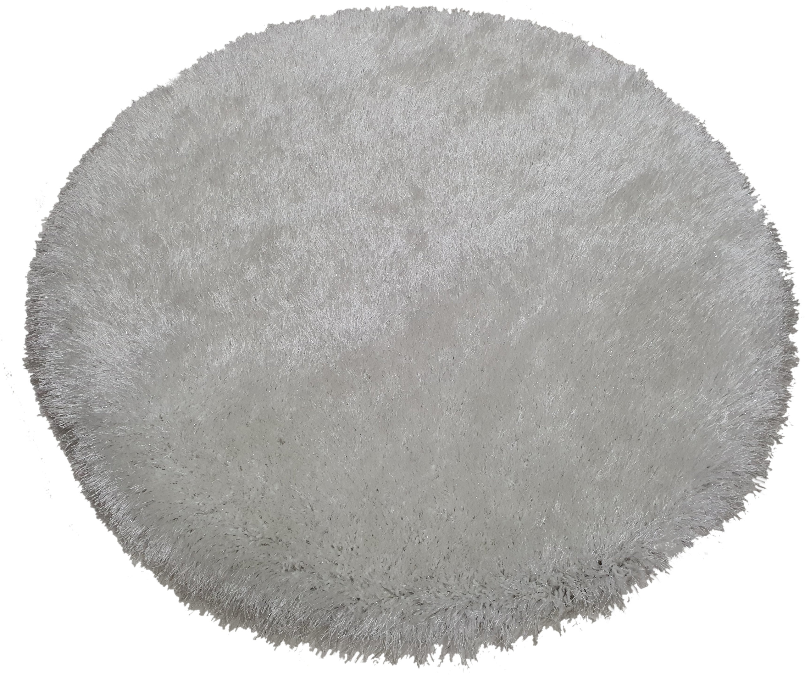 

Dywan okrągły Glossy Gloria biały shaggy 120 koło