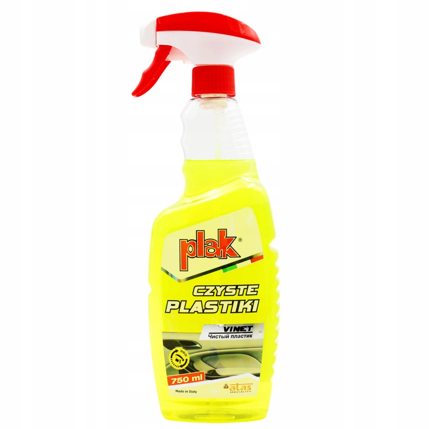 

Płyn do Czyszczenia Plastików Plak Vinet 750ml