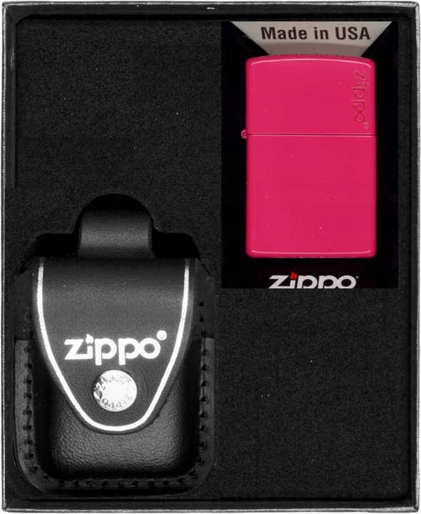 Zestaw Zippo Zapalniczka Frequency Logo Prezentowy No5
