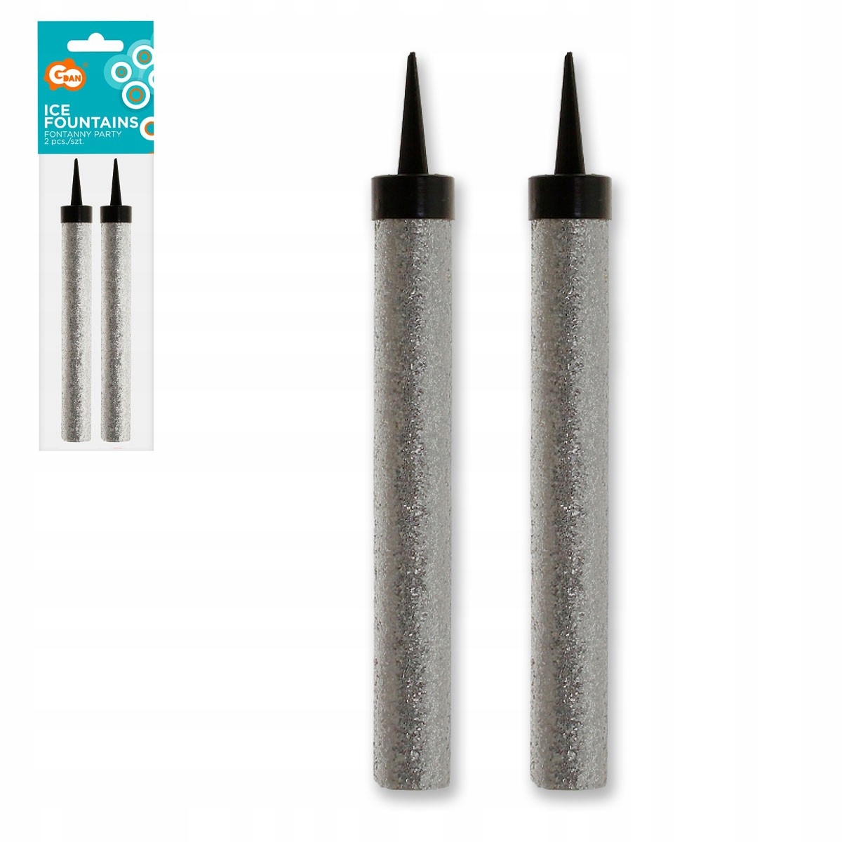 

142426 Urodziny Fontanny 2 szt. 12 CM Godan