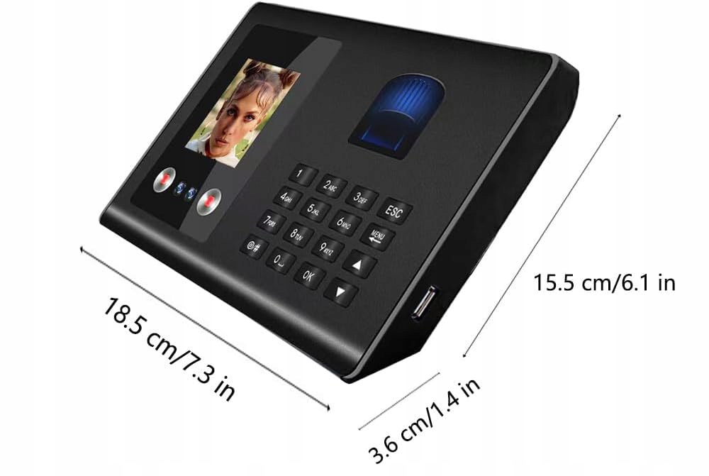 Biometrický domofon Mikoniya FA01 H s odtlačkom prsta, 500 tvárí