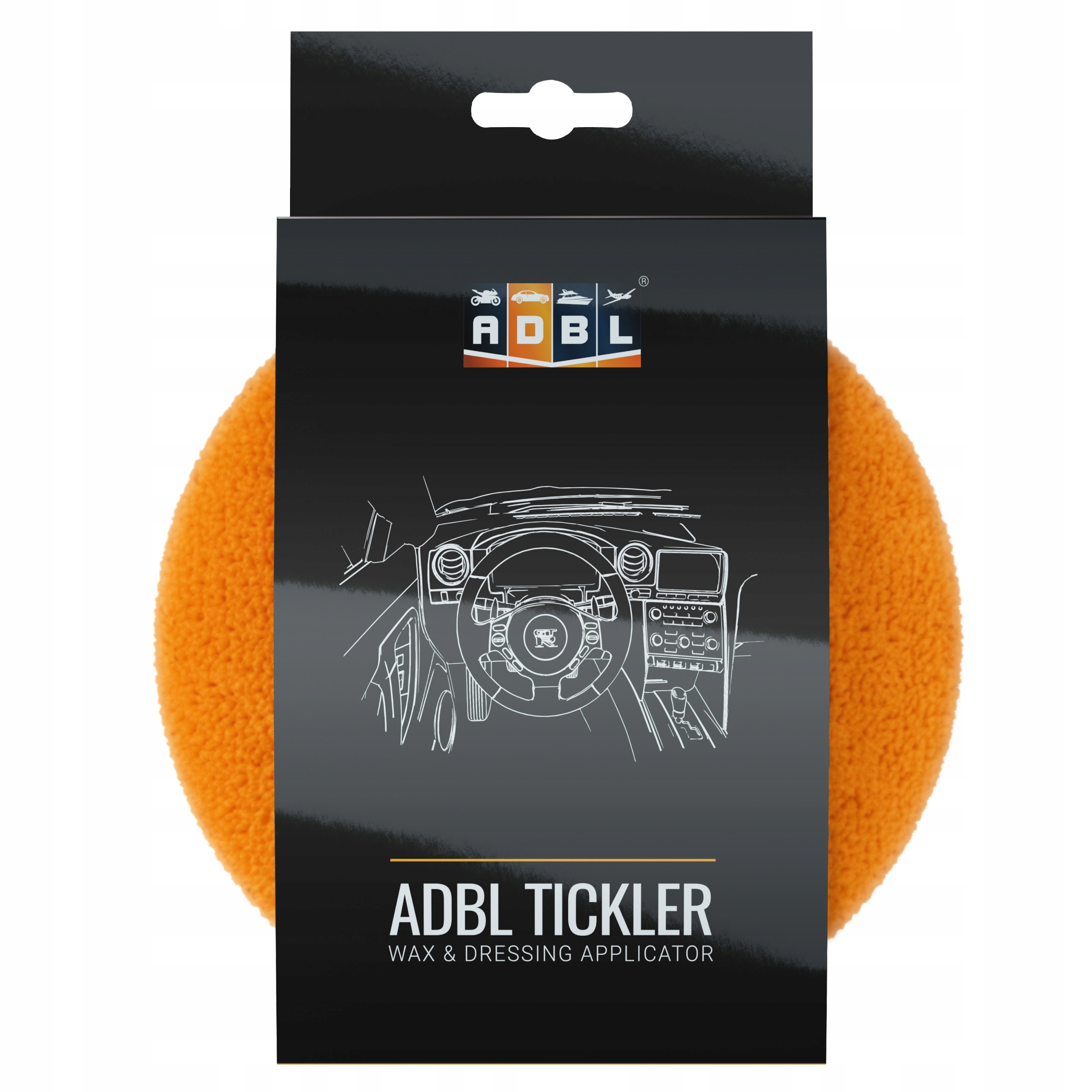 

Adbl Tickler Aplikator z Mikrofibry Woski Dressing