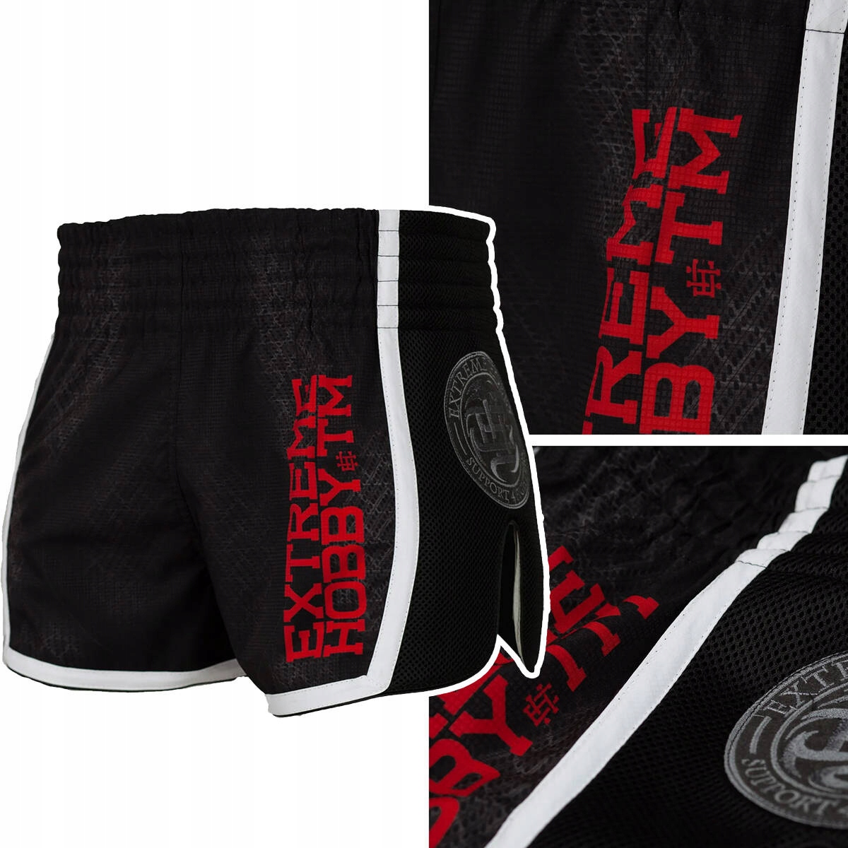 Spodenki treningowe męskie Muay Thai Octagon Czarne r. M