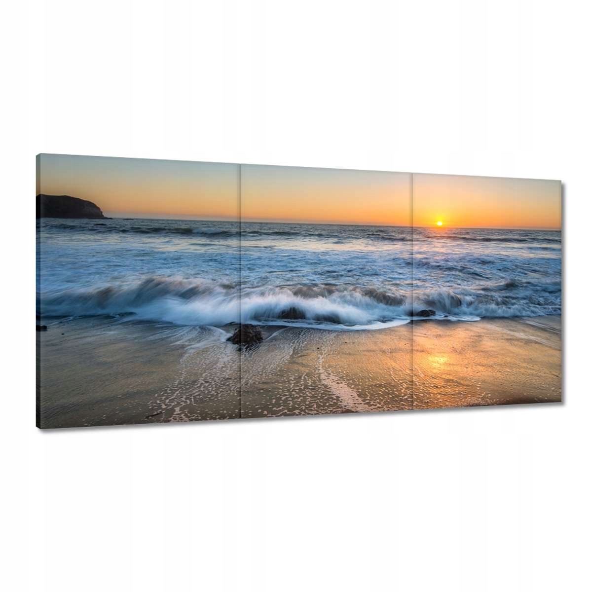 Obrazy 180x90 Západ slnka Pláž