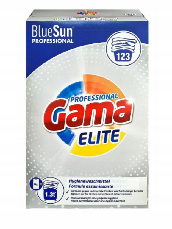 Levně Gama Elite Professional 123p 8KG Esp/de Prášek Na Praní