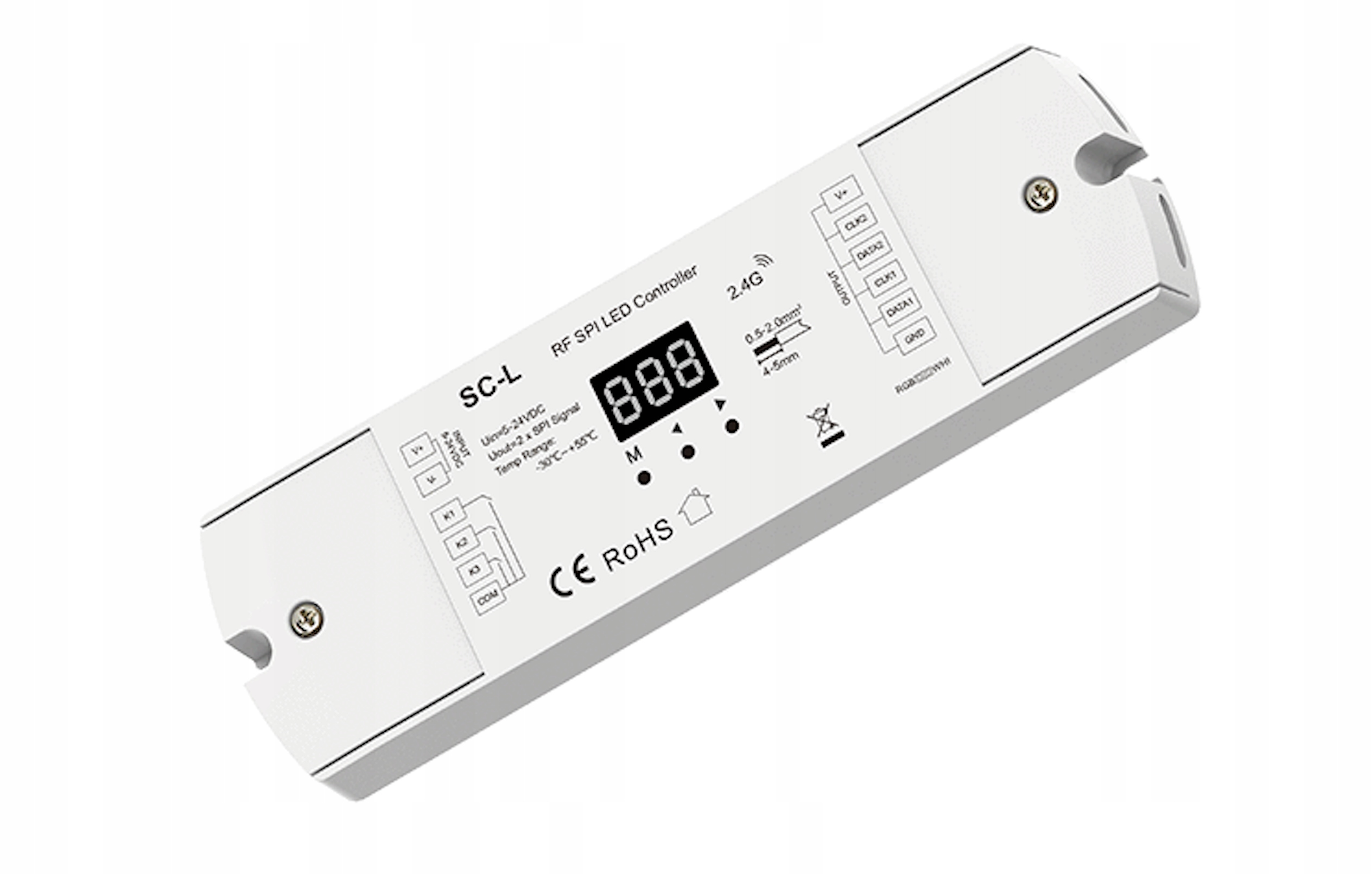 Sc-l Sterownik Led do taśm cyfrowych (spi) Rf Push switch Skydance