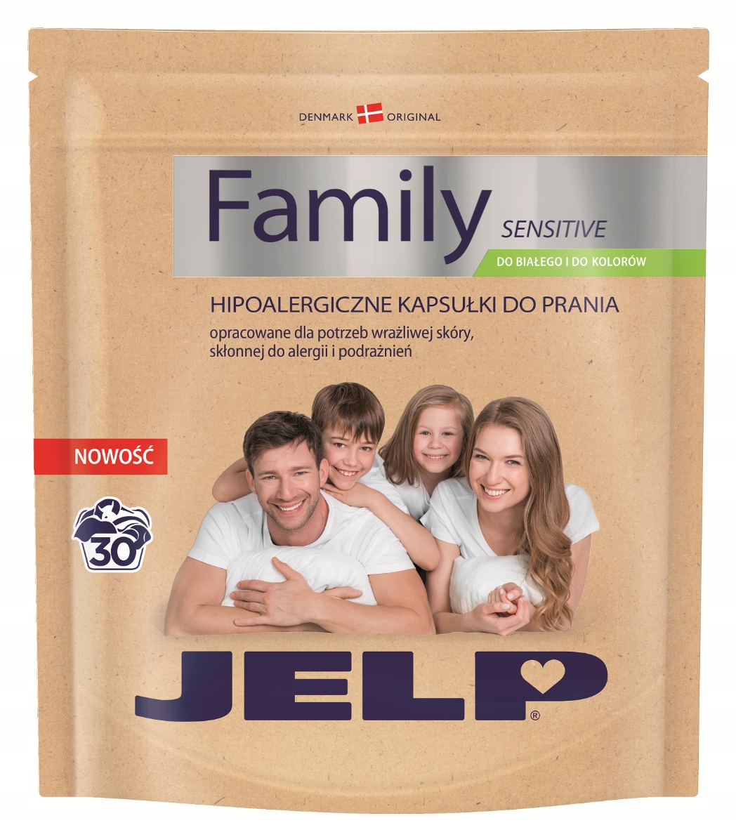 JELP Family Kapsułki do prania uniwersalne 30szt