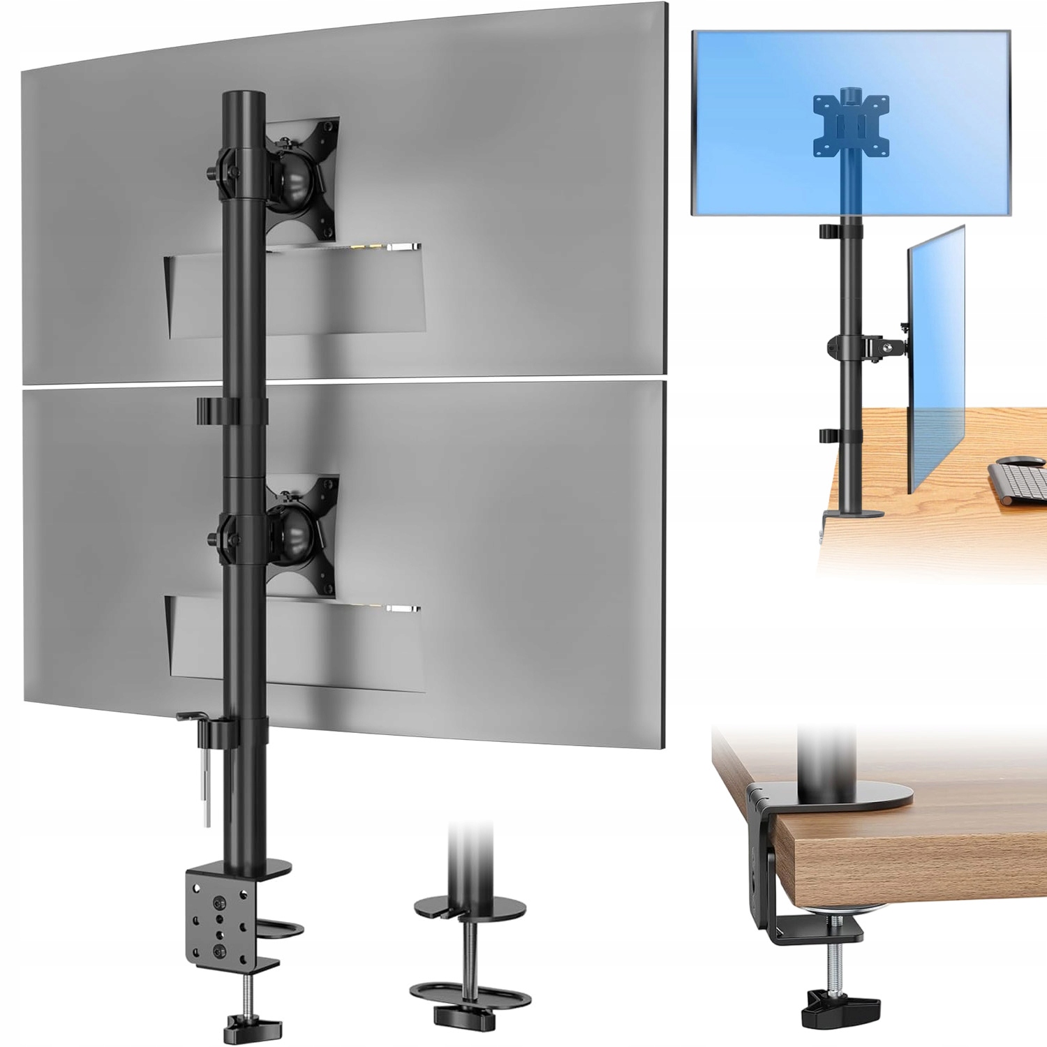 Držák Na Monitor Pro Vesa, Otočné Nastavení 13''-34'', Správa Kabelů