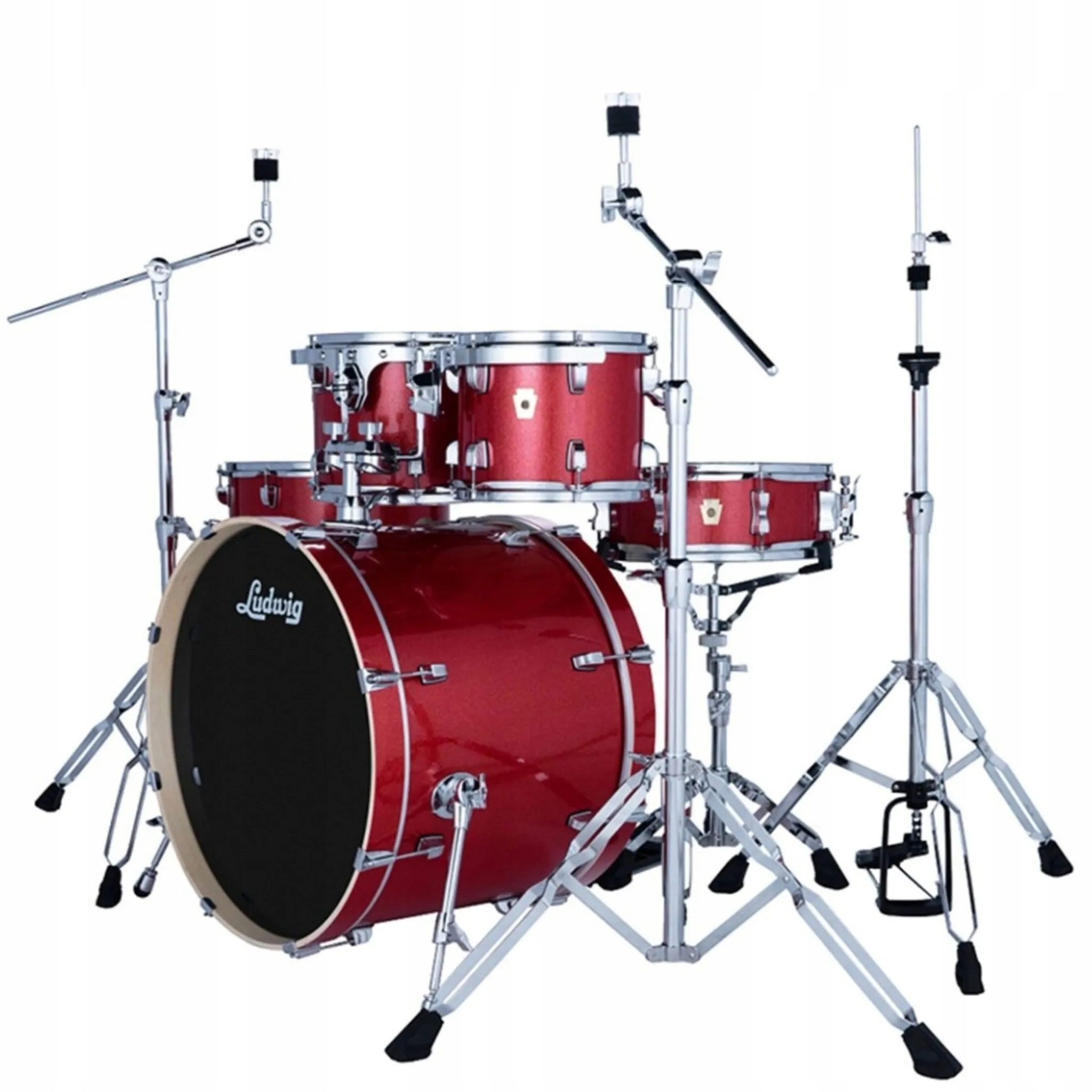 Ludwig Evolution 20" 5-dílná sada hardware (Crimson Sparkle)