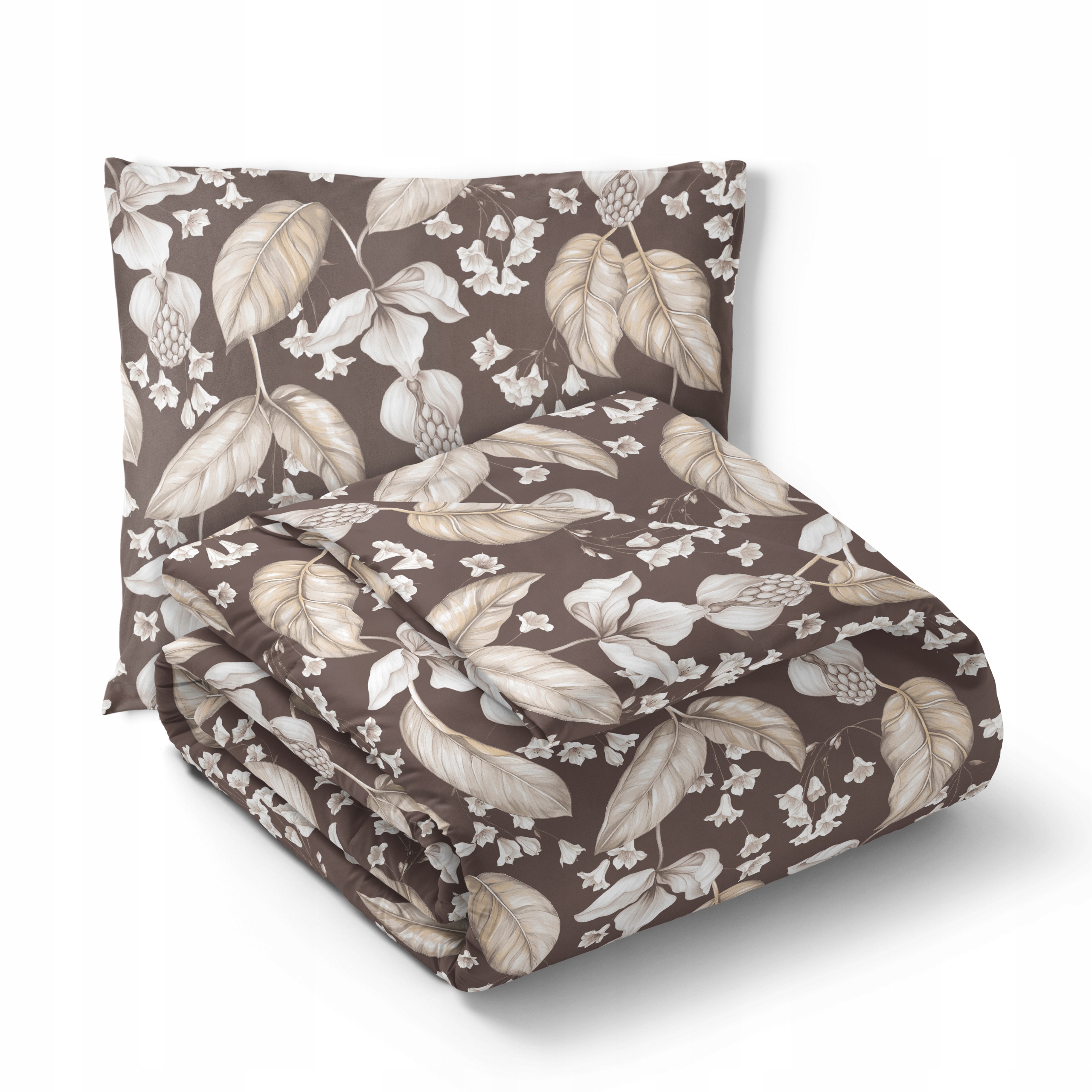 Hotelové Povlečení 140 x 200 cm Povlečení 70 x 80 Bavlna 100% Pouštní květ na b