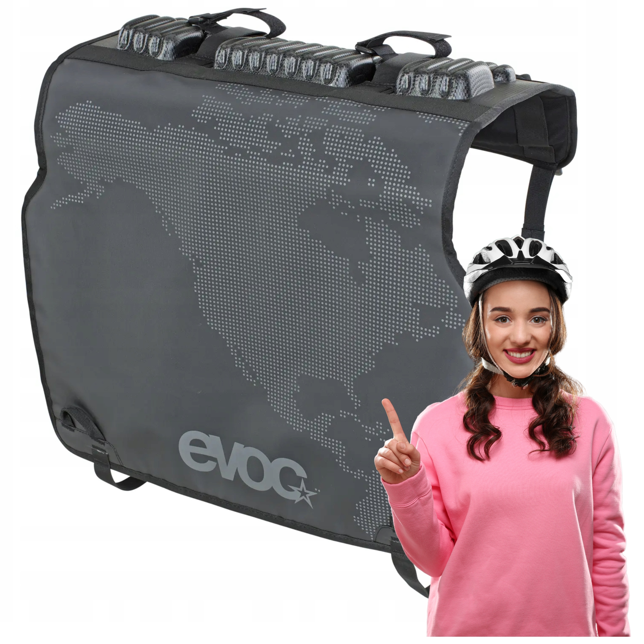 Kryt na klopu pick up Evoc Tailgate Pad Duo černý