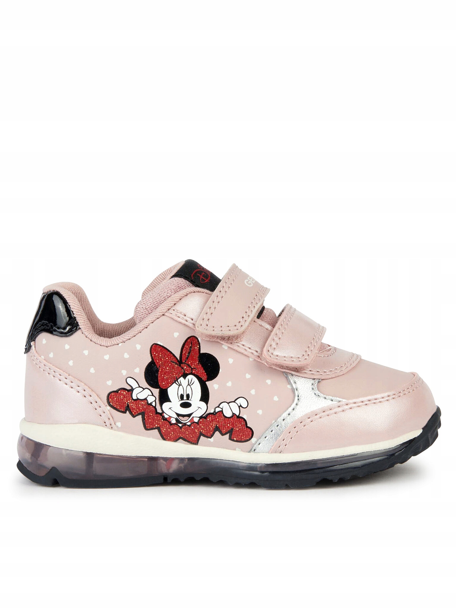 Geox B Todo Trzewik Minnie Mouse B3685C 0AJ02 C8014 Old Rose ROZM.25