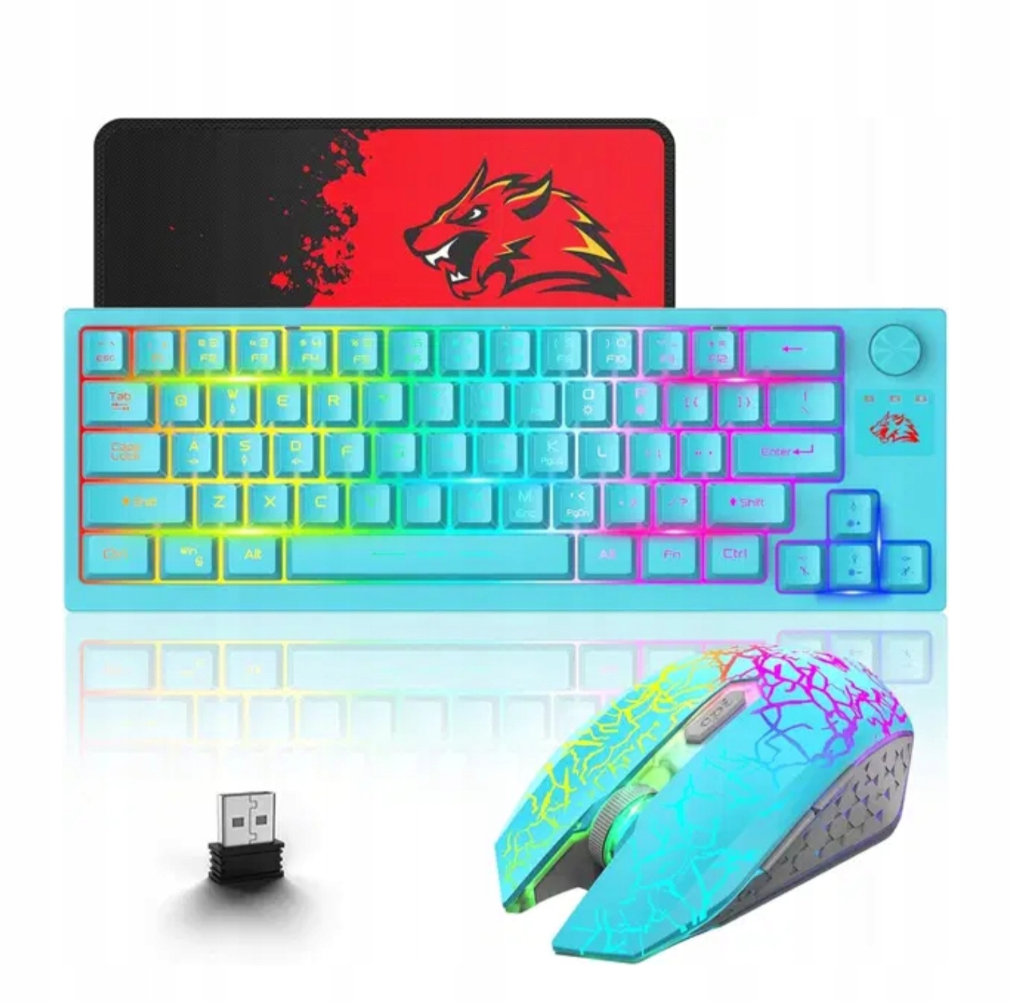 Bezdrôtová Sada Klávesnice A Myši Ziyou Lang T50