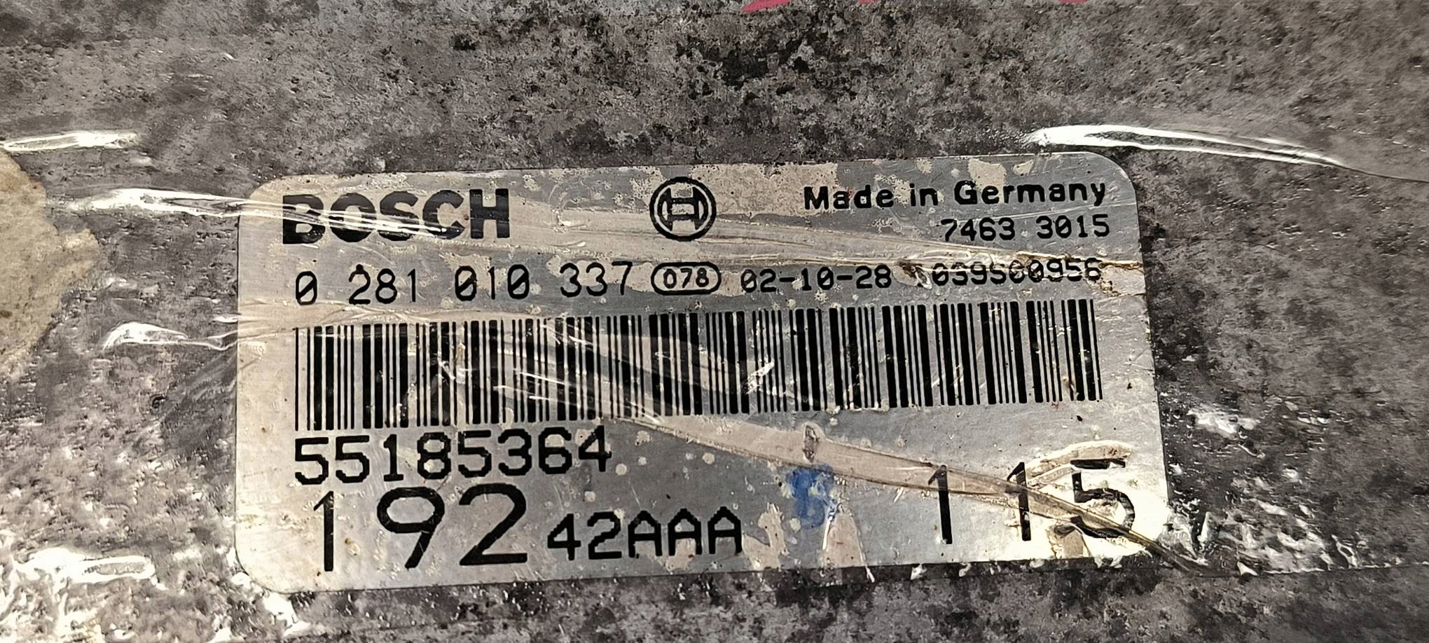 computer Motore ECU 0281010337 1.9 JTD FIAT STILO
