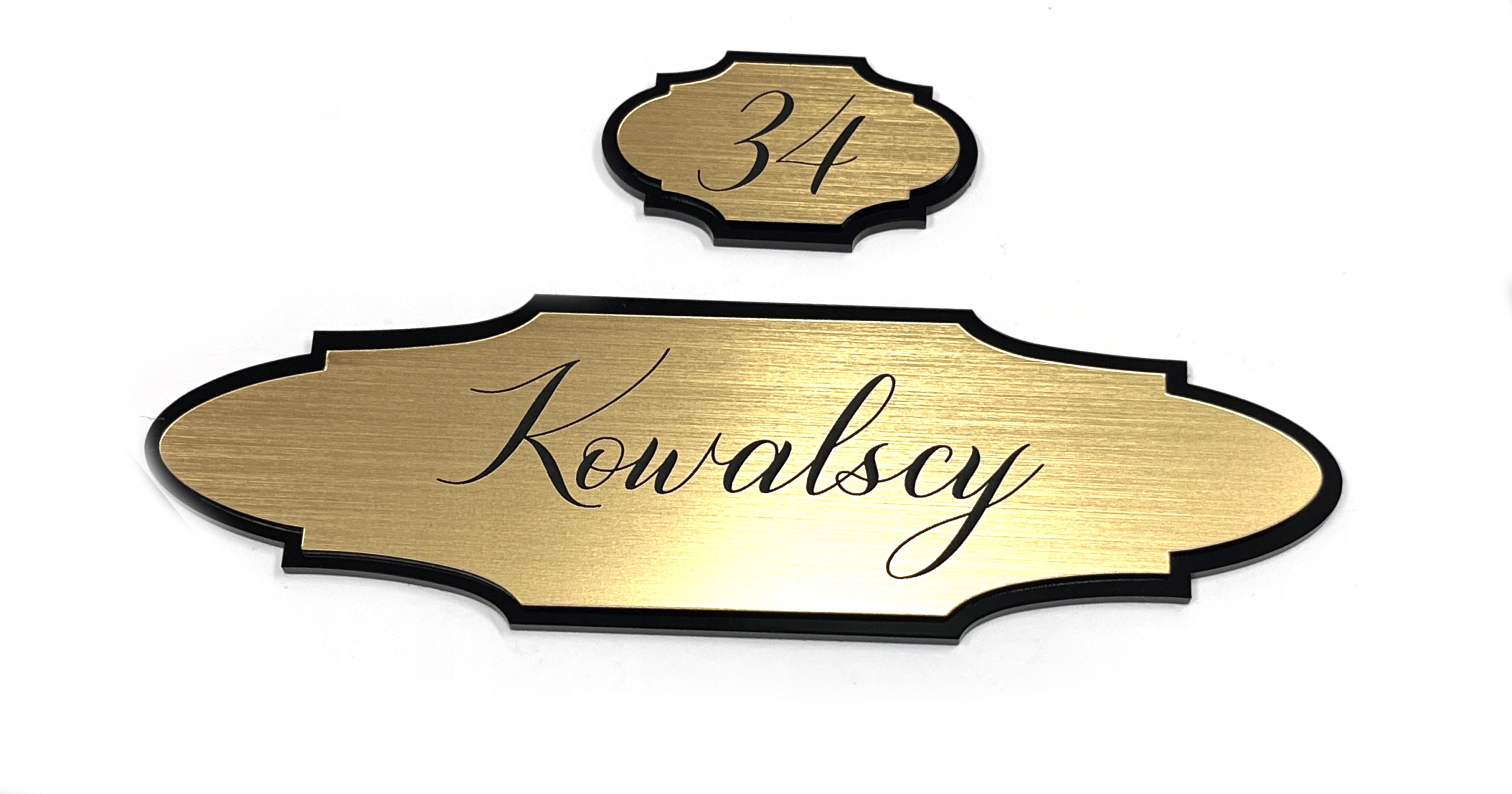 

Tabliczka z numerkiem wizytówka na drzwi