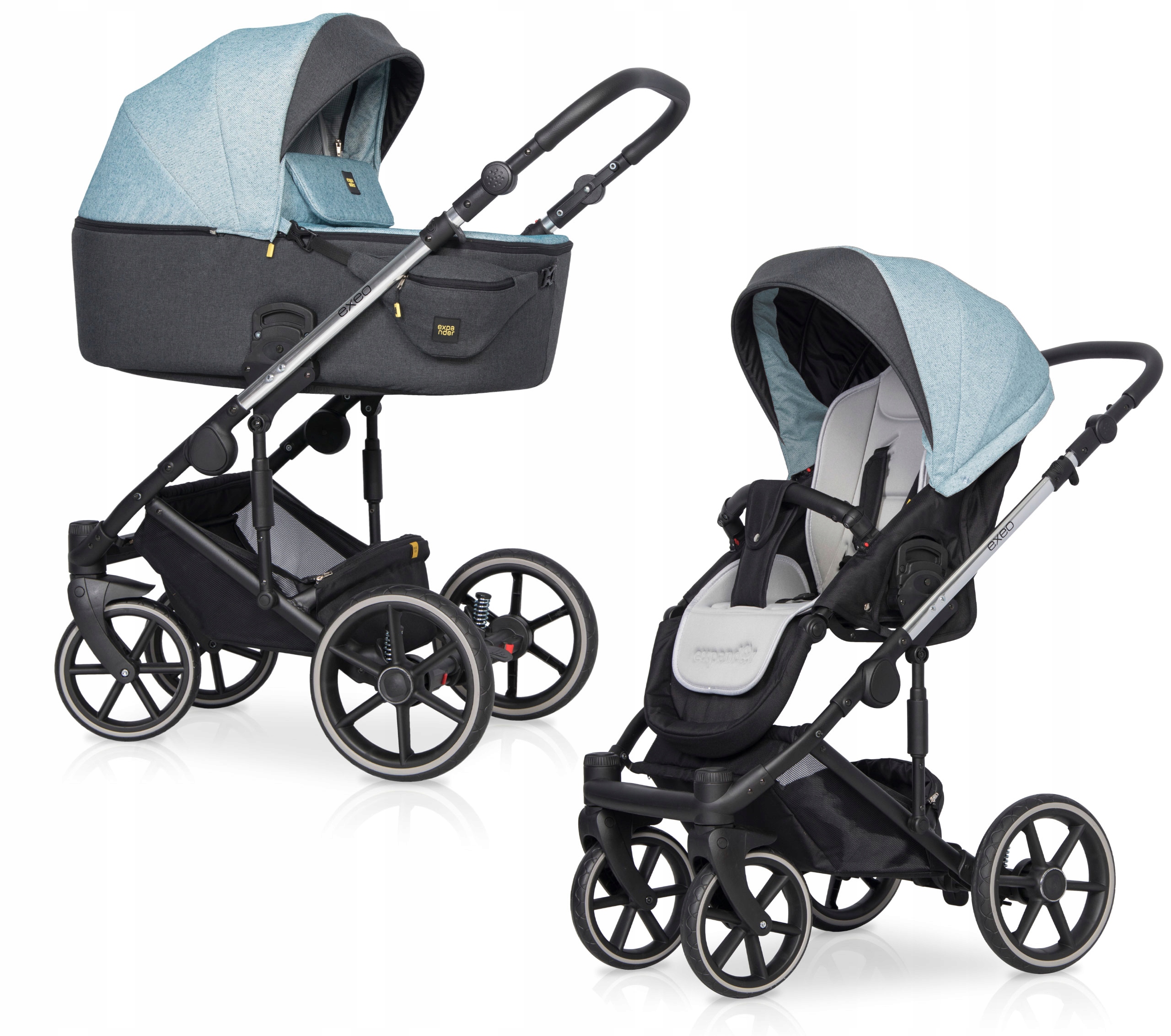 Wózek wielofunkcyjny Expander Exeo 2w1 ALUMINIOWY