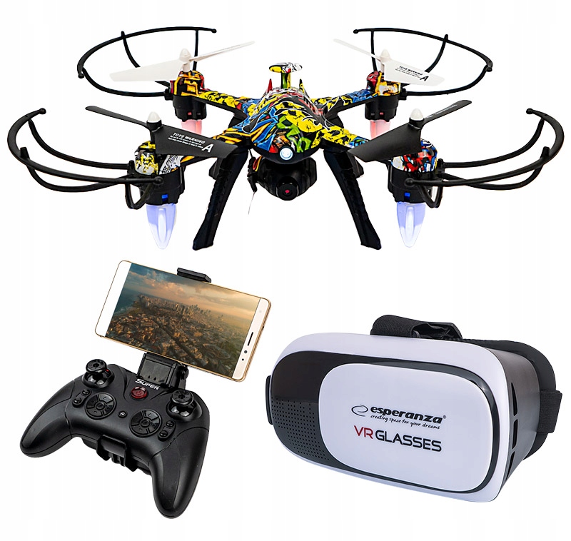 

Dron Z Kamerą WiFi Okulary Vr Podgląd Na Żywo