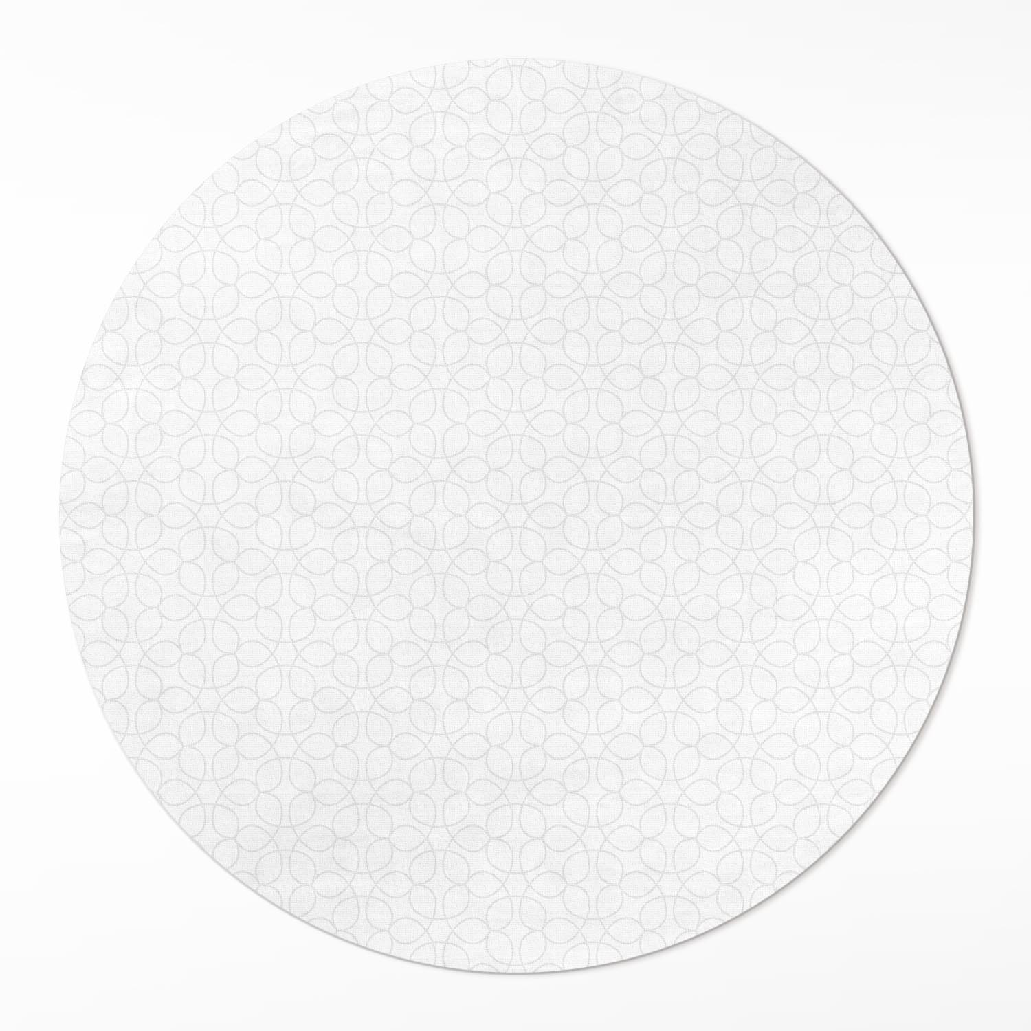 Okrúhly Pvc koberec do kancelárie Minimalistický moderný dizajn ⌀ 100 cm
