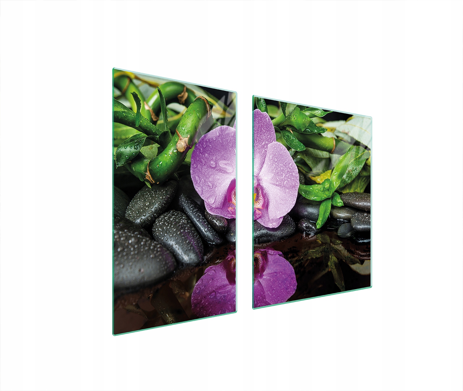 Sklenená Doska A Doska Na Krájanie 100x52 Orchidea Tvrdené Sklo