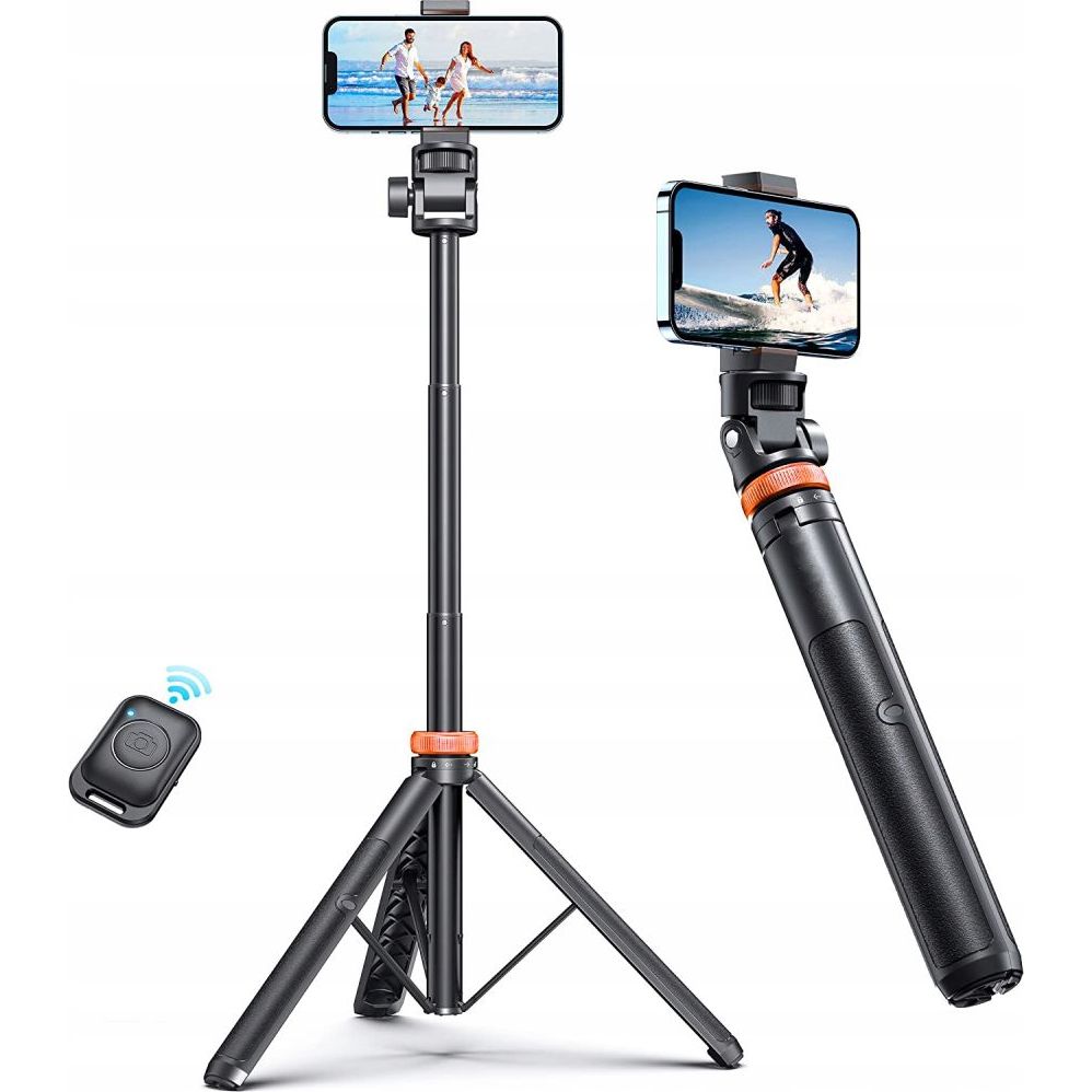 Selfie stick tripod Tech-Protect statyw pilot na telefon na, z bluetooth