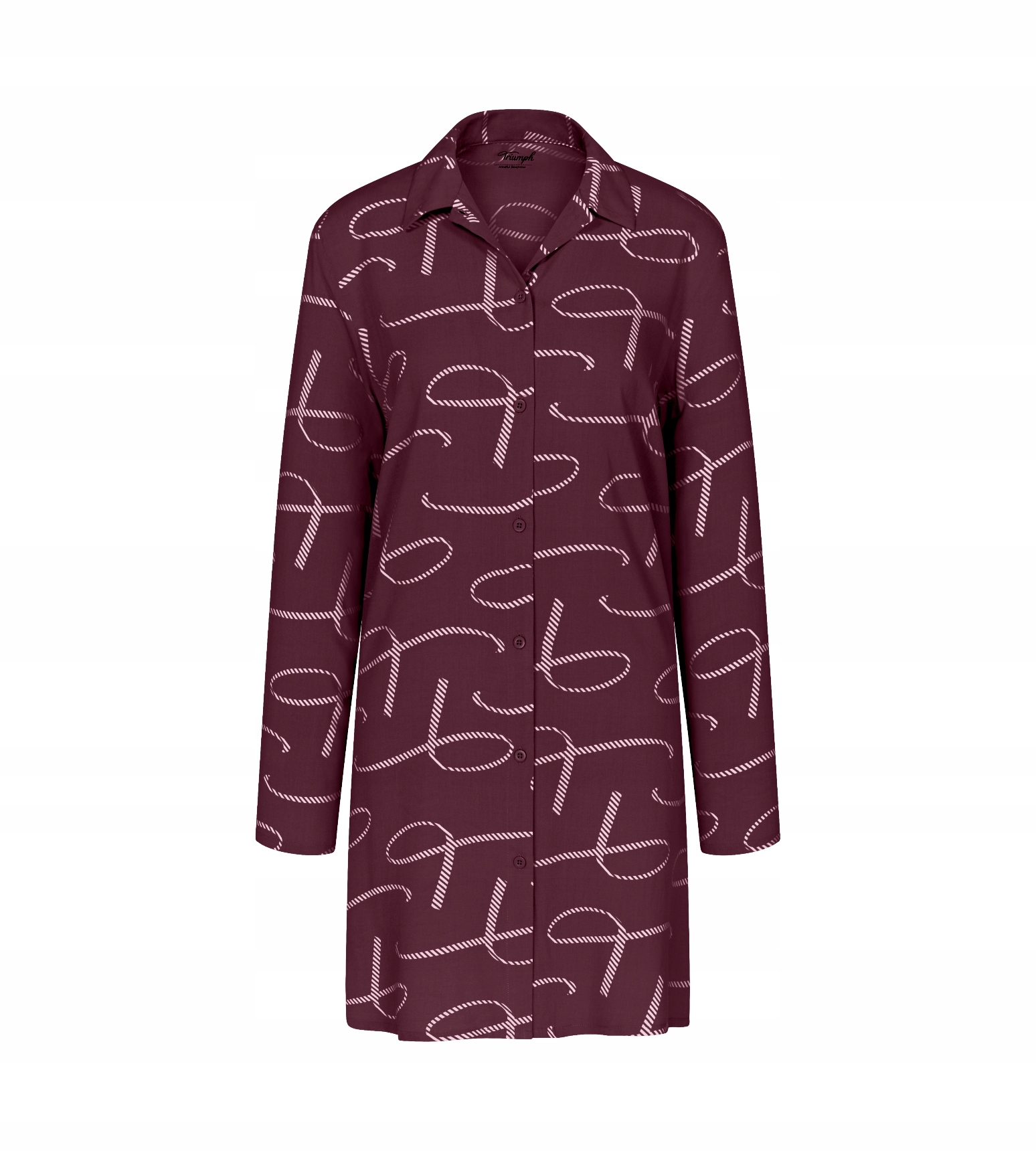 Košile noční Rozepínací dámské pyžamo Triumph Boyfriend Fit Ndw 02 40