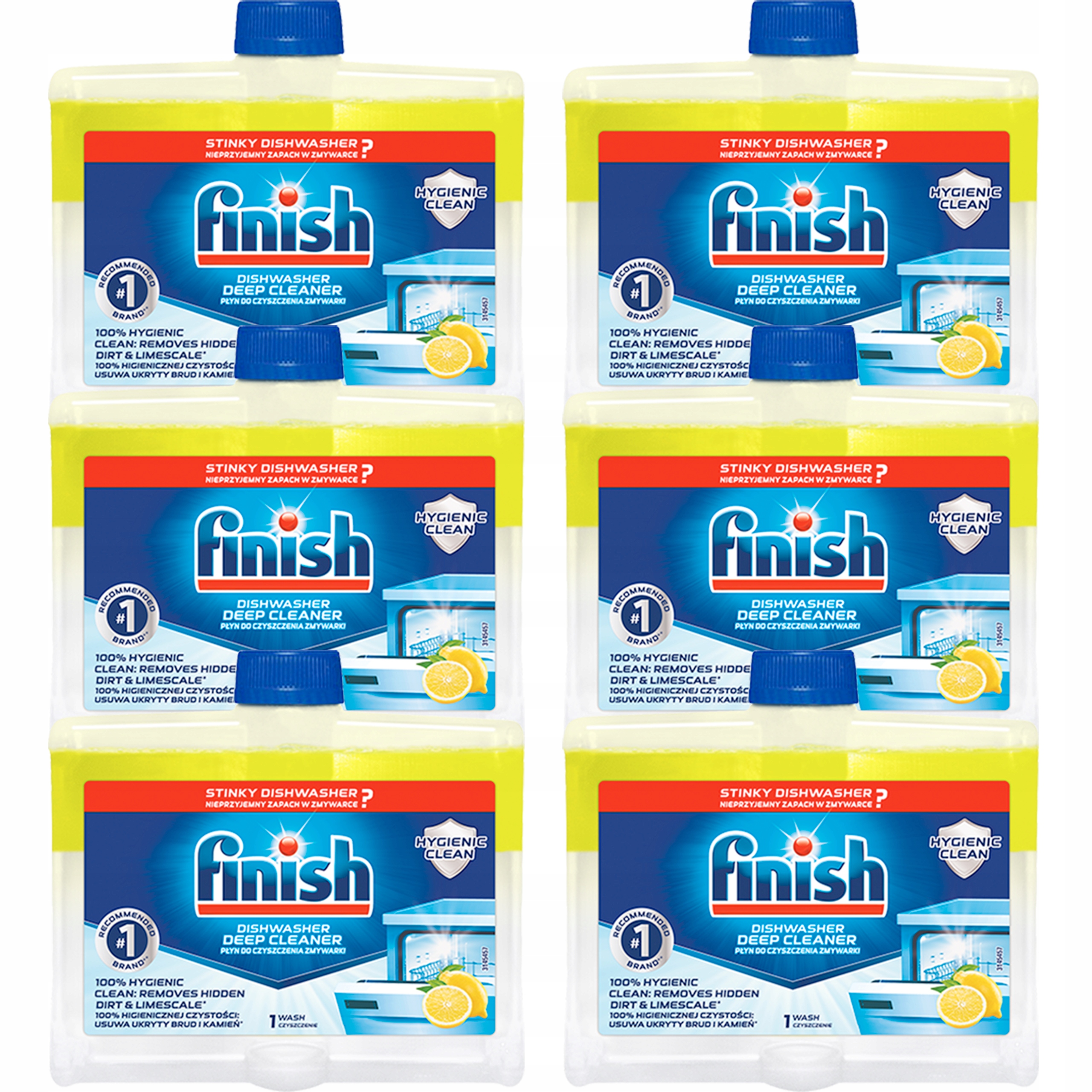 

Finish Płyn czyścik zmywarki Lemon 6x