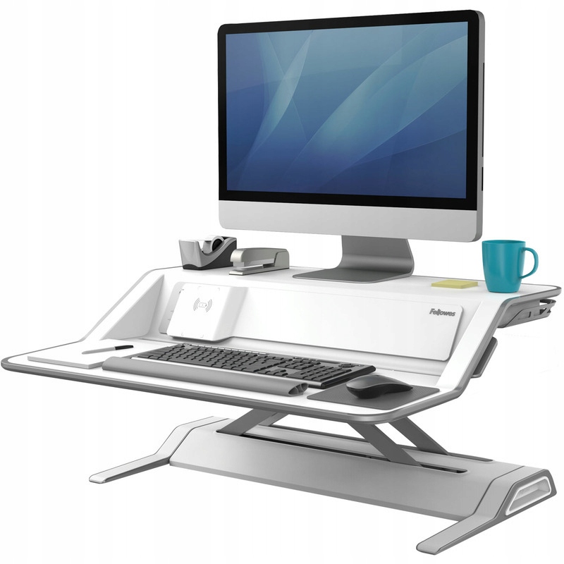 Pracovisko Fellowes Sit-Stand Lotus DX biele