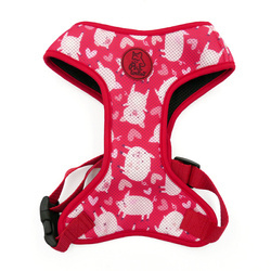 Levně Beztlakové postroje pro psa Zamilované prasátko Psiakrew L