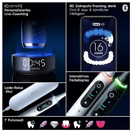 Oral-B iO Series 10 Plus Edition elektryczna szczoteczka z 3 Końcówkami ETU — miniatura 6
