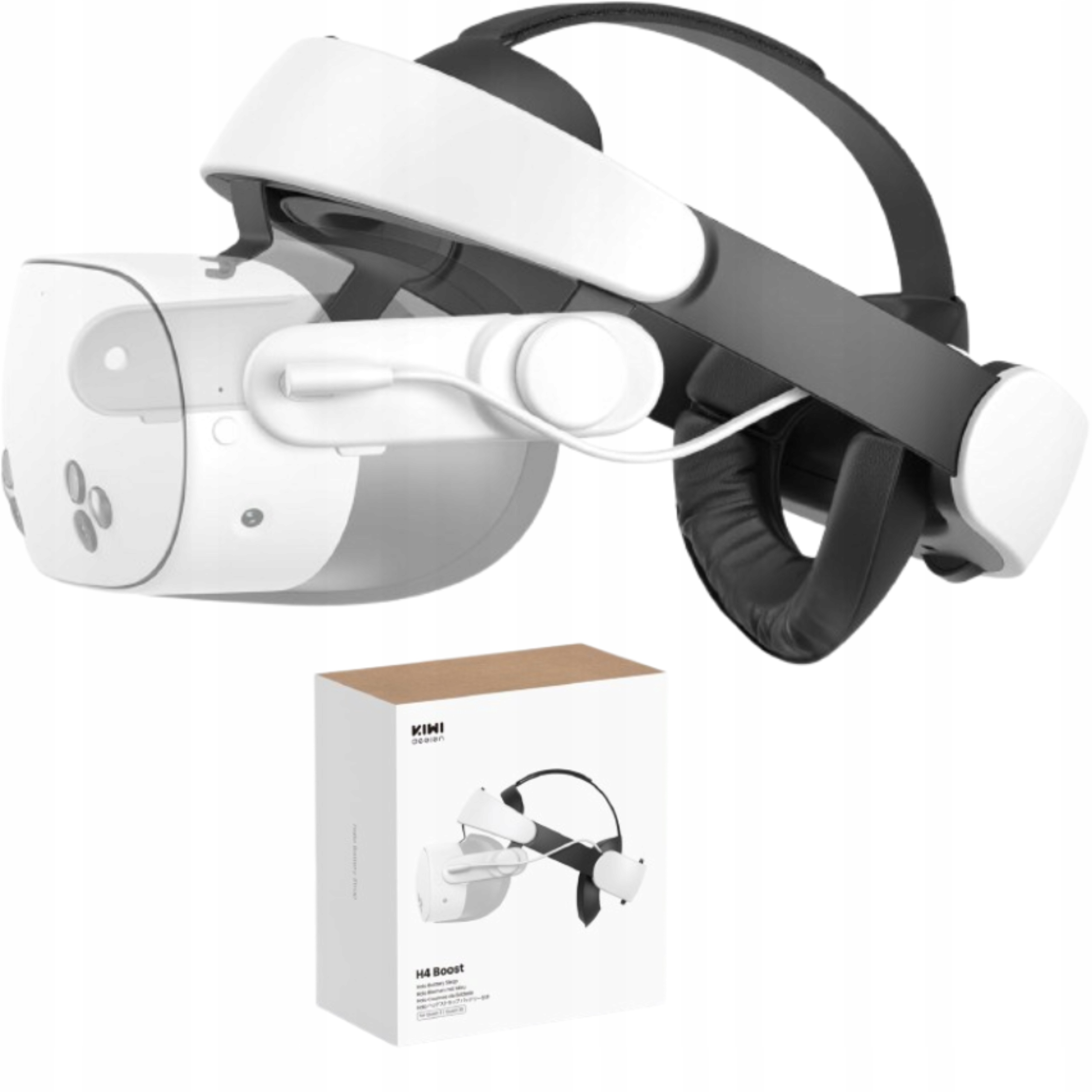 Pasek Elite Kiwi Design H4 Boost Do Meta Quest 3 Z Baterią I Powerbankiem