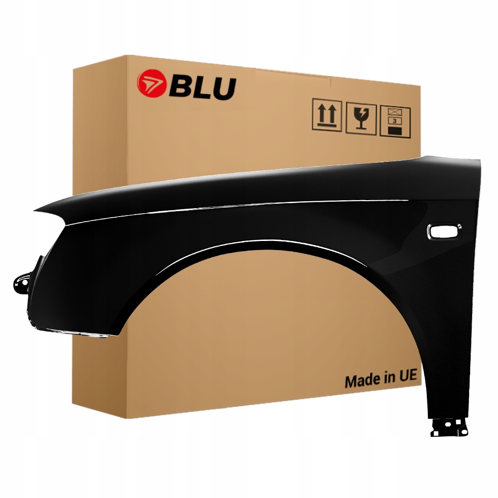 Blu Blatník Audi A4 B7 LZ9W levý černý 04-08 přední