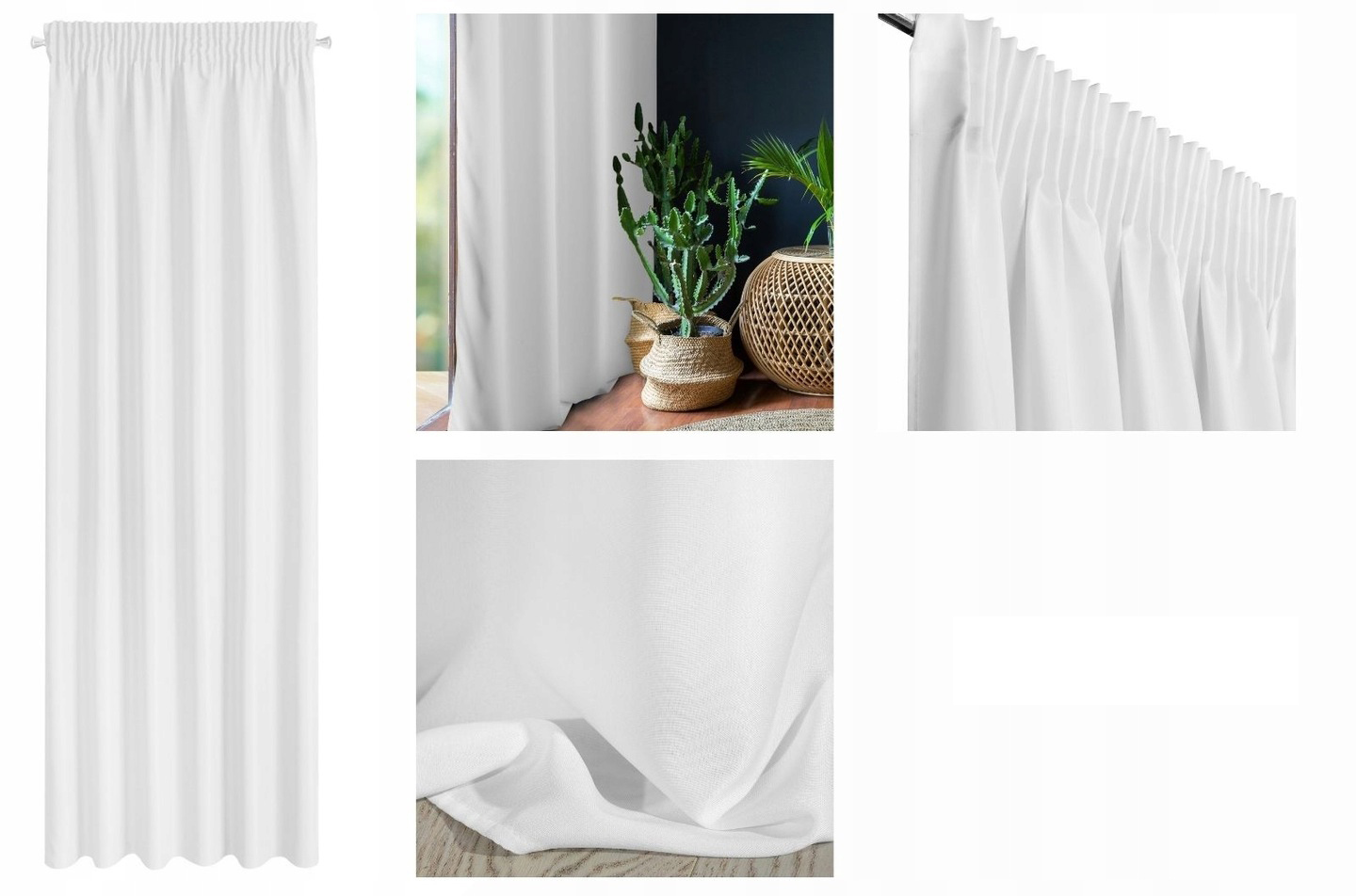 Gotowe zasłony na żabki PIĘKNE KOLORY Eurofirany 140x250 cm Szerokość produktu 140 cm