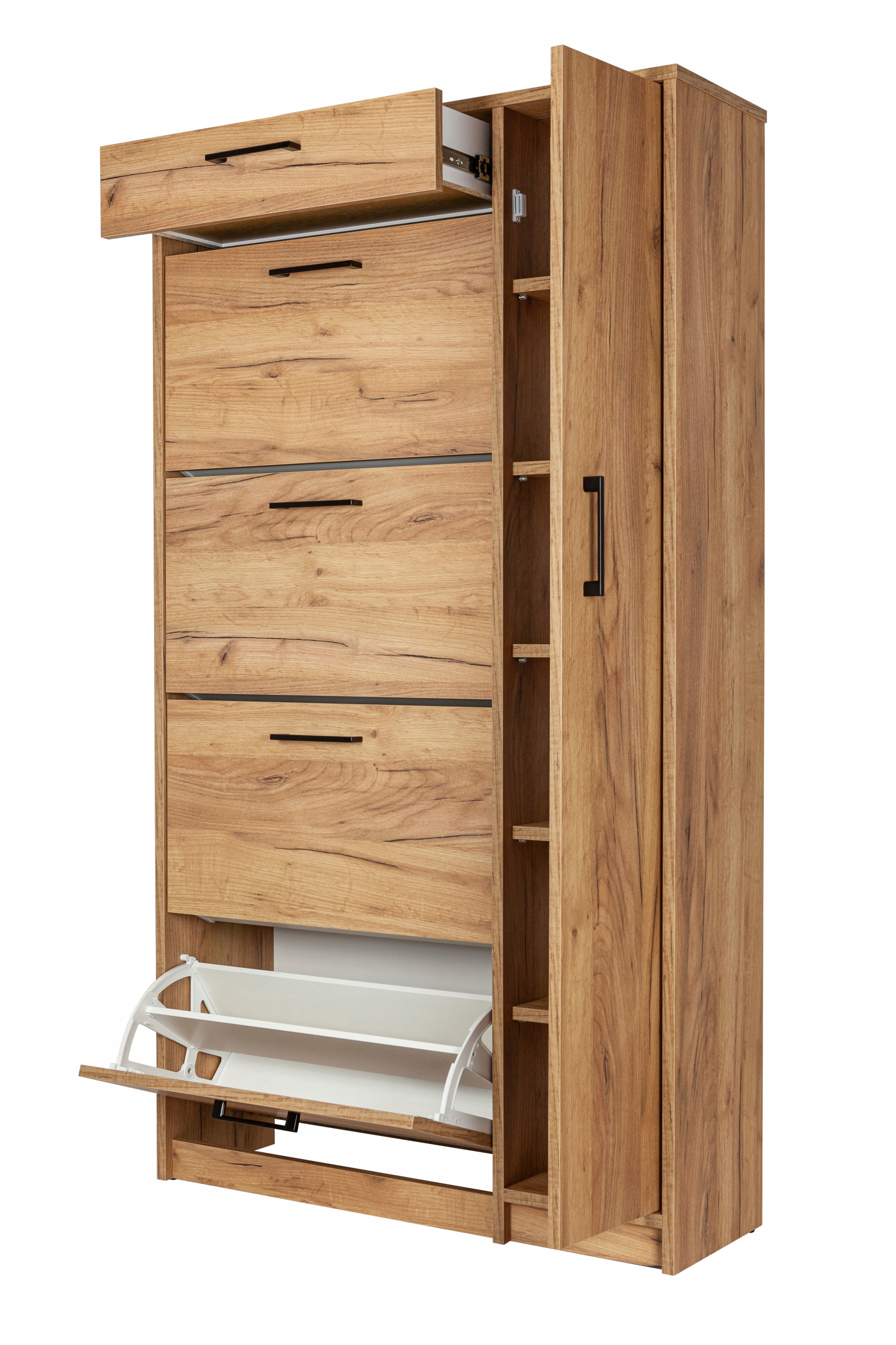 SZAFKA NA BUTY OBUWIE MALTA 4 DĄB ZŁOTY CRAFT CZ U