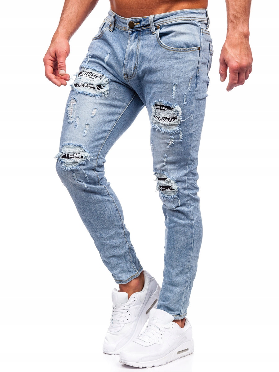 

Spodnie Jeansowe Granatowe E7721B Denley_l