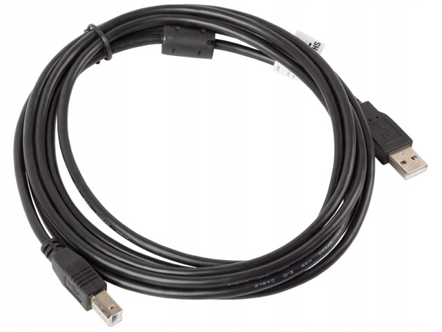 

Kabel Usb 2.0 A-b 3M Ferryt Filtr Czarny Lanberg