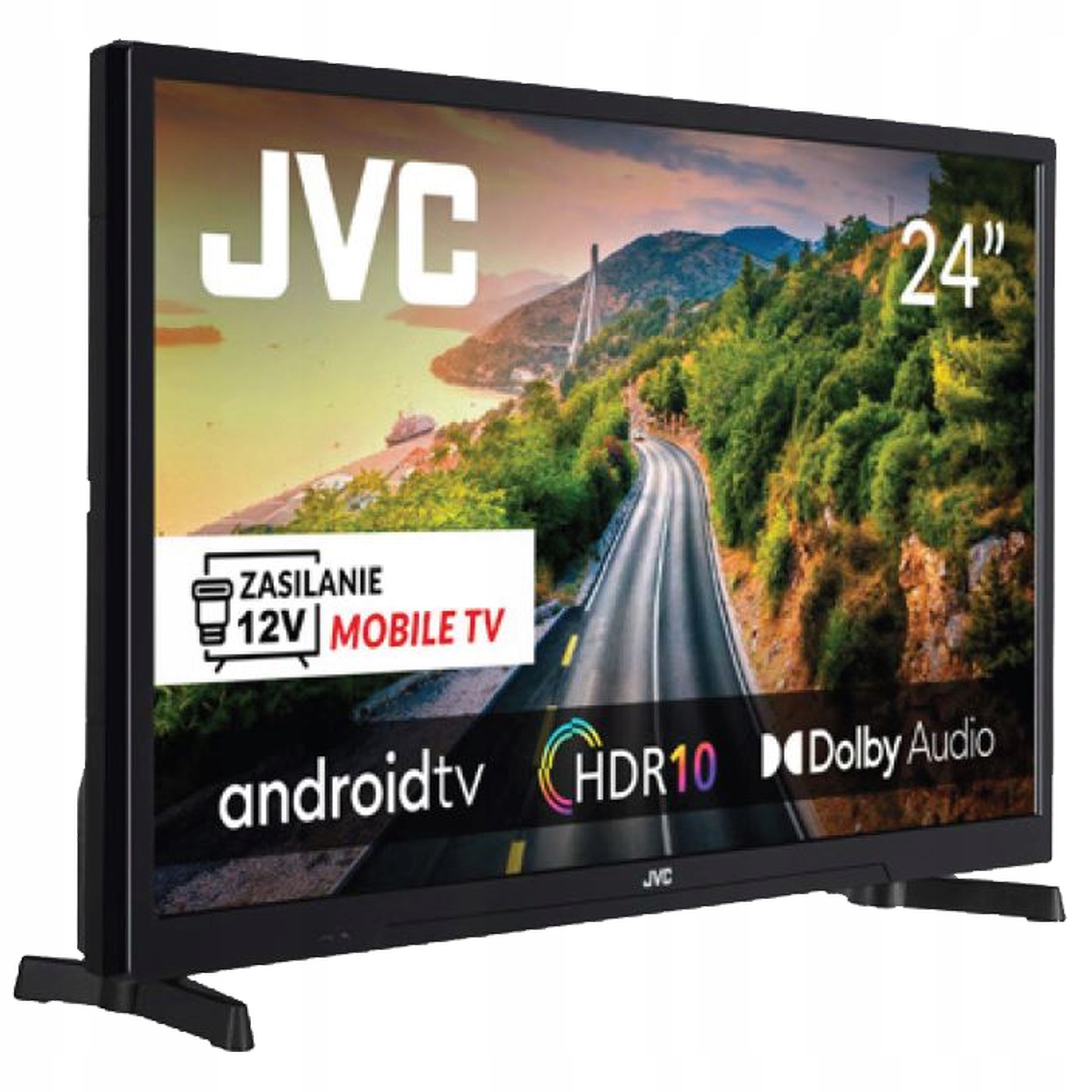 Jvc LT-24VAHM330 telewizor 24" do campera 12V 230V Android Tv