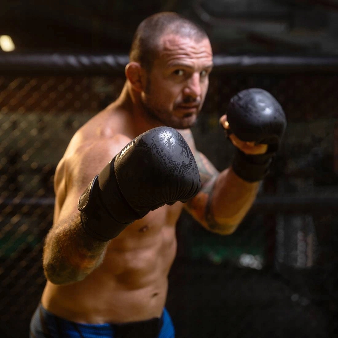 Рукавички для спарингу MMA L - Black Dragon - Valor Series | DBX Bushido 2837