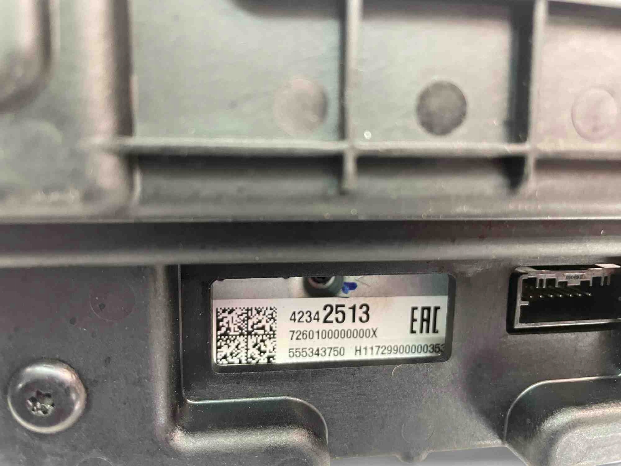 панель управления переключатель opel KARL 42342513 30044955 2019