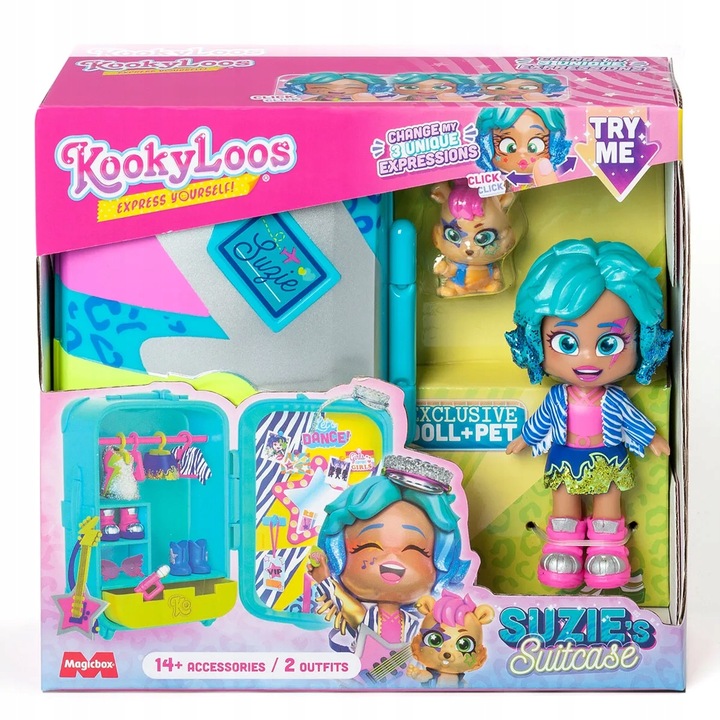 

KookyLoos Walizka Suzie Figurka Zwierzak
