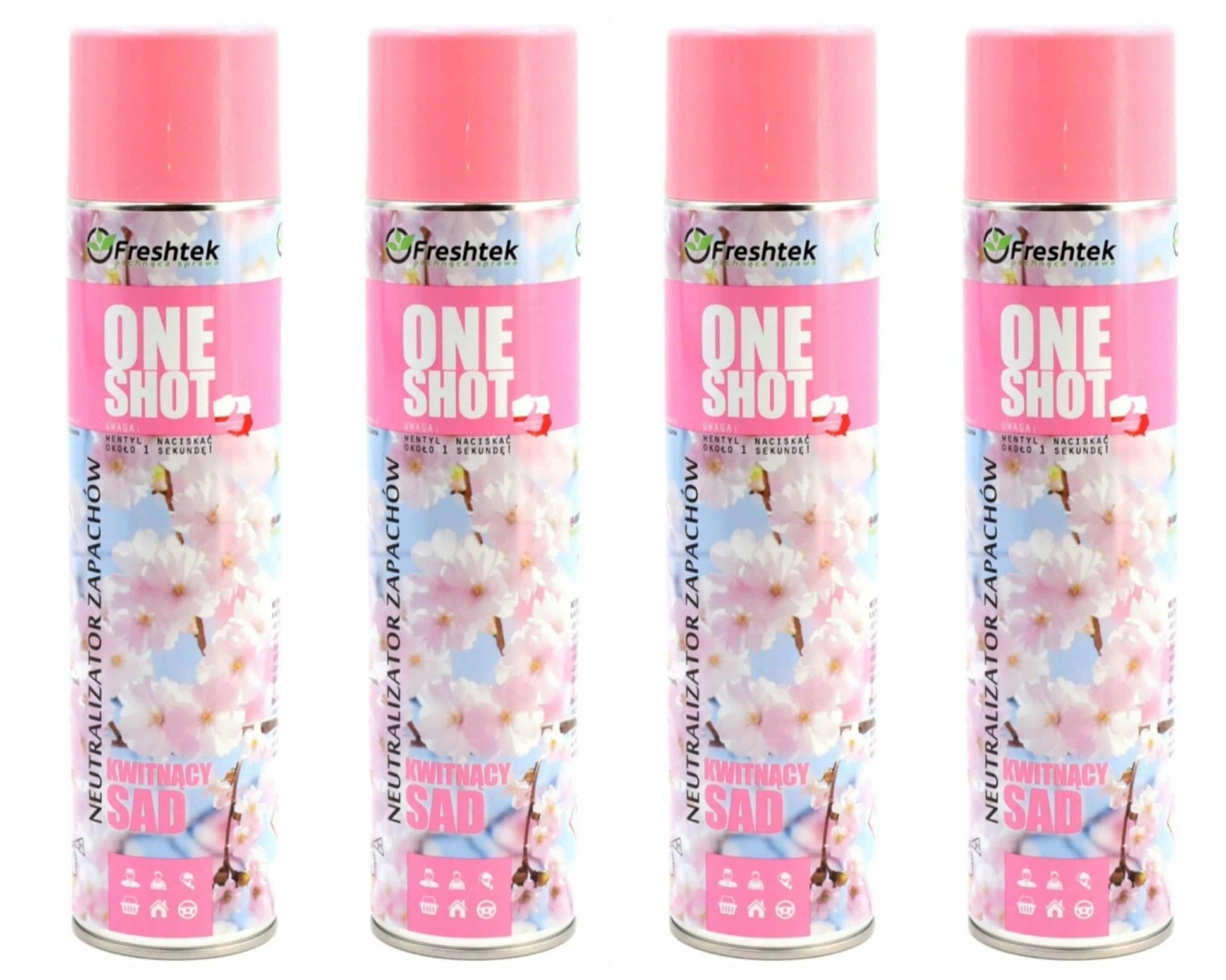 Set 4ks Freshtek Kvetoucí Sad 600ml Osvěžovač Neutralizátor