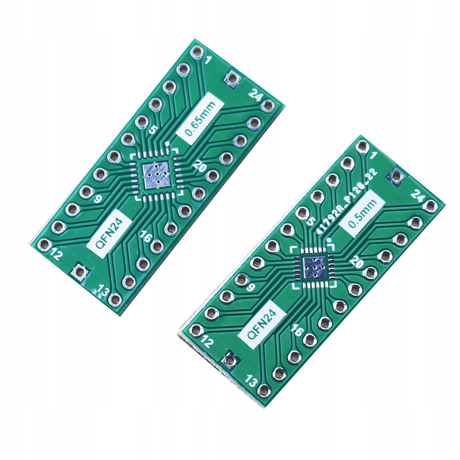 

Płytka drukowana QFN24 raster 0,5mm 0,65mm