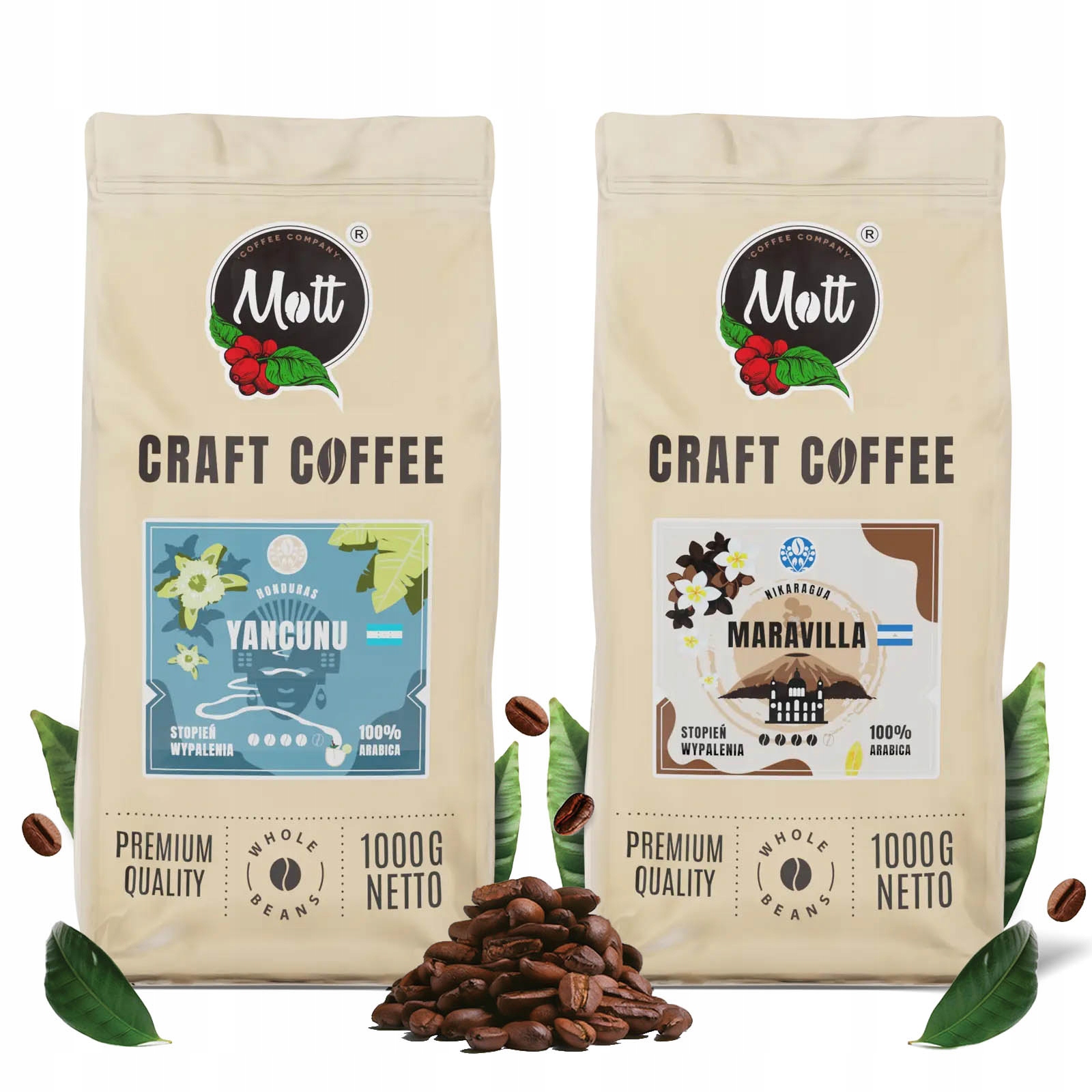 Levně Káva zrnková Čerstvě pražená Sada 2x1 kg 100% Arabica Arabika Z Pražírny