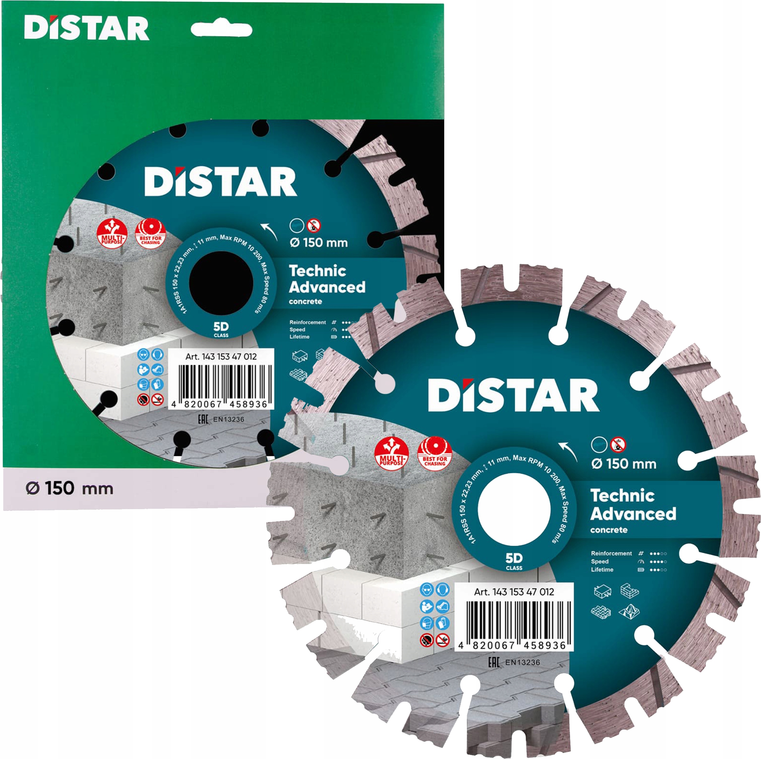 Distar Diamantový řezný kotouč 1A1RSS 150 Technic Advanced