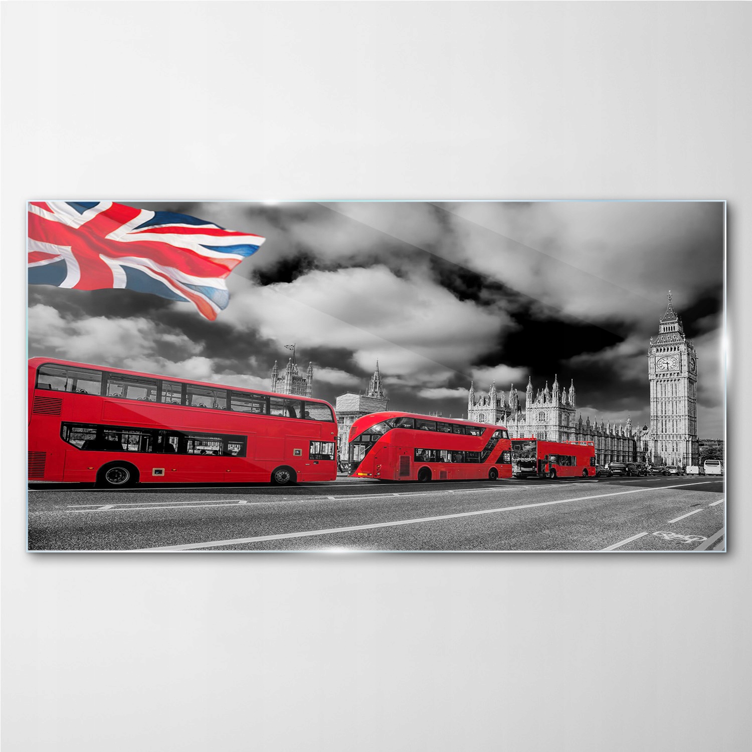 

Foto-obraz szklany do salonu Londyn autobus 140x70