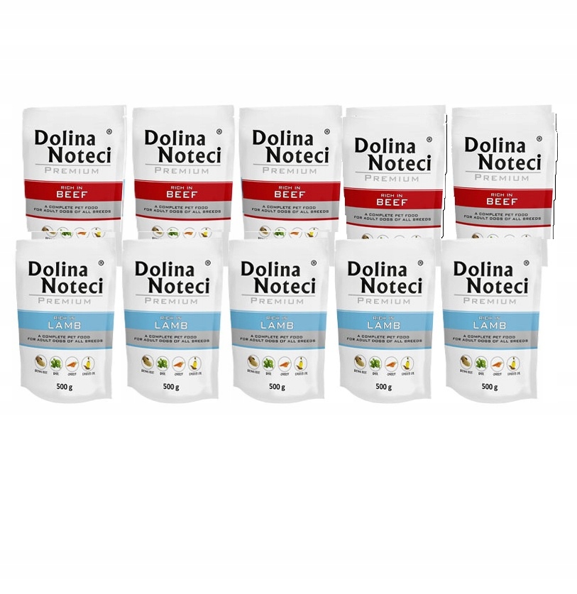 Долина Noteci премиум микс вкусов 10x 500 г