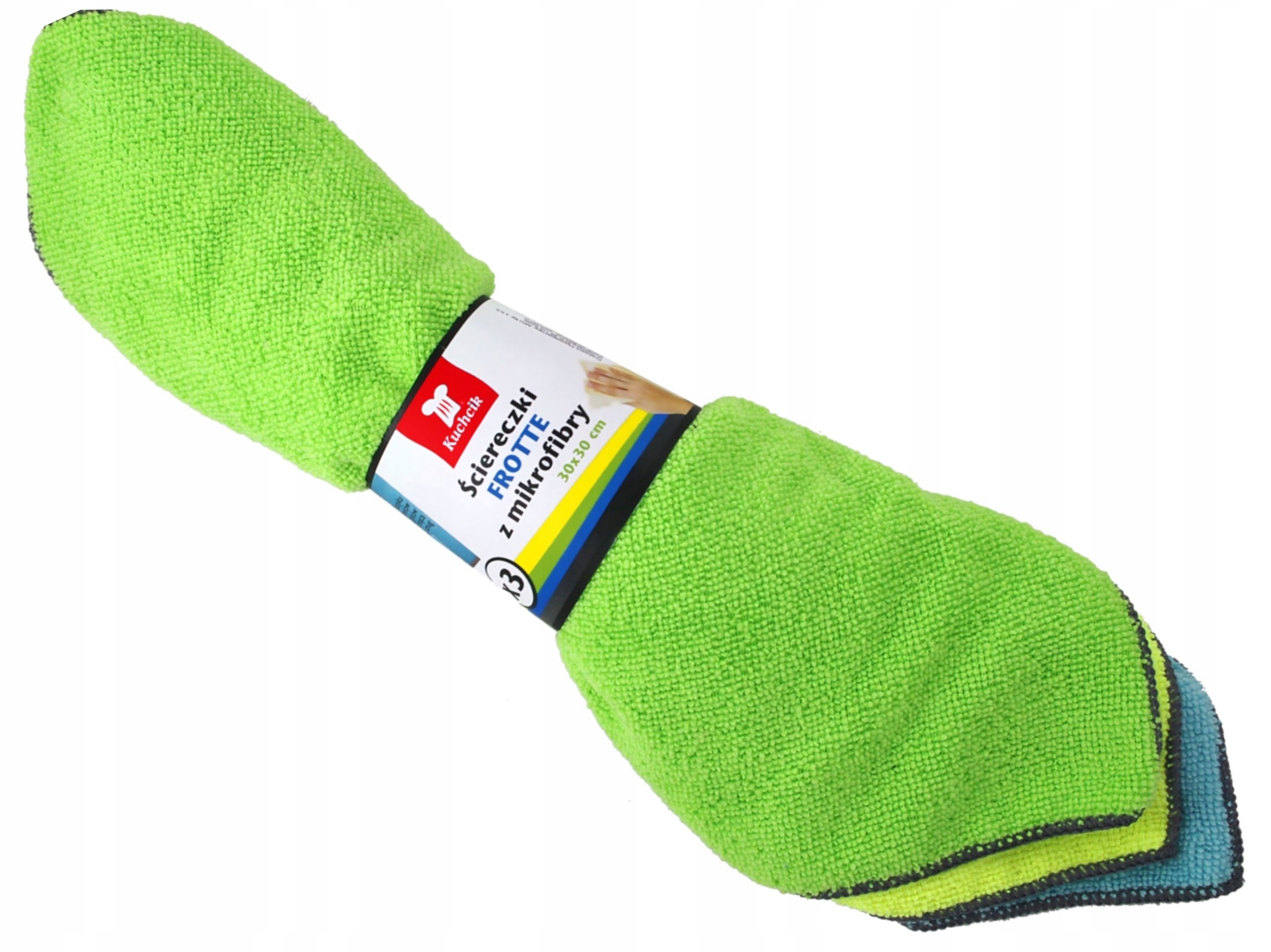 Levně 7 x Kuchcik Froté Utěrka z mikrovlákna 30 x 30 cm 3 ks